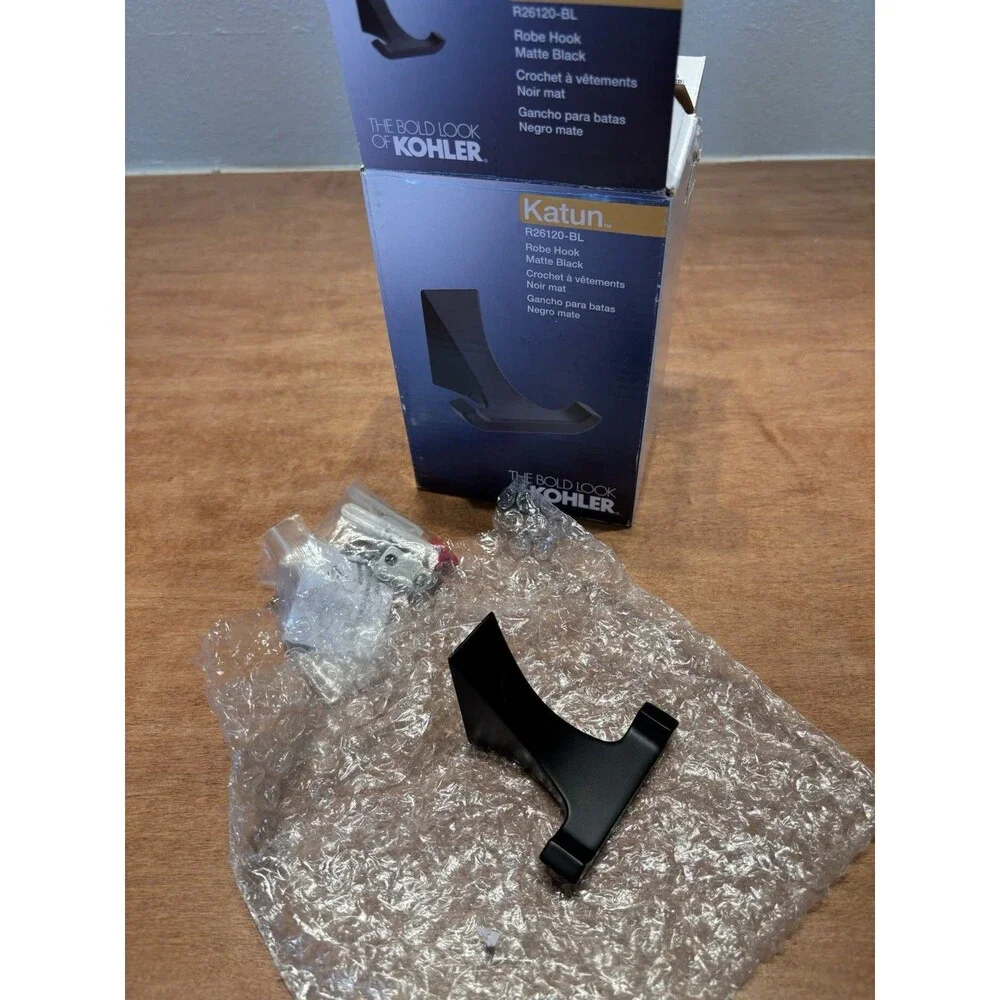 Kohler Katun Robe Hook in Matte Black